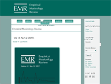 Tablet Screenshot of emusicology.org